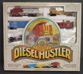 Diesel Hustler Electric Train Set in Box Description