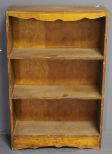 Pine Three Shelf Bookcase Description