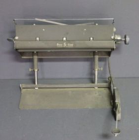 Press to Line Typing System Aid Description