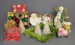 Group of Miscellaneous Christmas Items Description