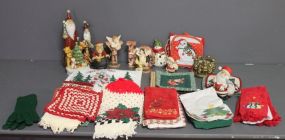 Group of Miscellaneous Christmas Items Description