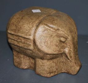 Mexican Pottery Elephant Description