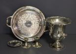 Five Pieces of Silverplate Description