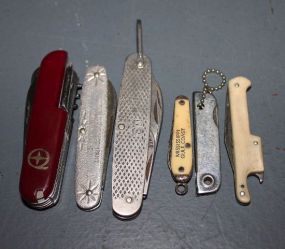 Group of Pocket Knives Description