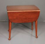 Vintage Mahogany Queen Anne Style Drop Leaf Table