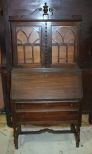 1930 Walnut Secretary Bookcase