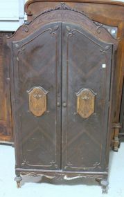 1940's Bonnet top Wardrobe with Fitted Interior Drawers