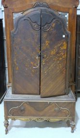 1940's Two Door Wardrobe on Sideboard Style Base