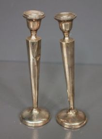 Pair of Revere Sterling Candlesticks