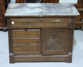 Marble Top Eastlake Washstand