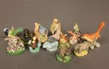 Group of Twelve Miniature Porcelain Animals