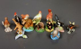 Group of Twelve Miniature Porcelain Animals