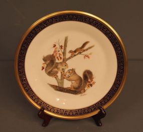 One Lenox China 1977 Woodland Wildlife Plate