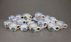 Set of MA Hadley Mug, Coffee Cups and Saucers