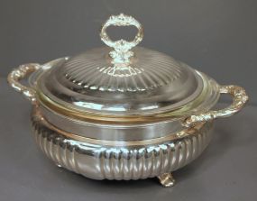 Sheffield Plated Covered Casserole