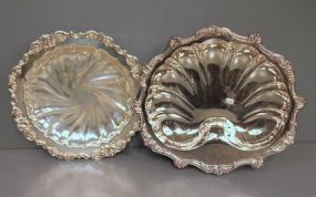 Two Silverplated Serving Bowls