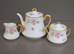 G. Ahrenfeldt Limoge Hand Painted Tea Set