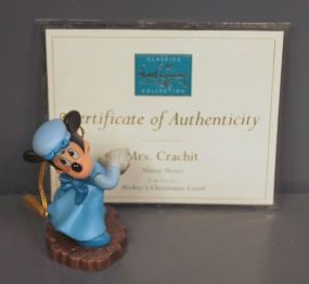 Walt Disney Classic Collection Figurine of Minney from Mickey's Christmas Carol 