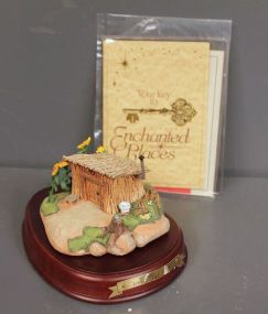 Disney Enchanted Places Classic Collection Figurine of Fiddler Pig's Stick House