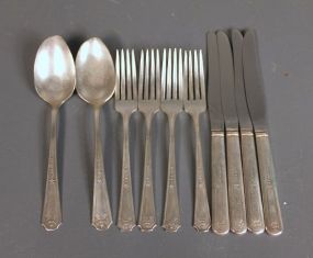 Group of Silverplate Flatware