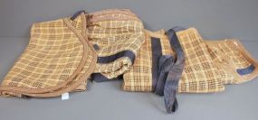 Three Plaid Horse Blankets