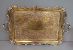 Wilcox Silverplate Two Handle Serving Tray