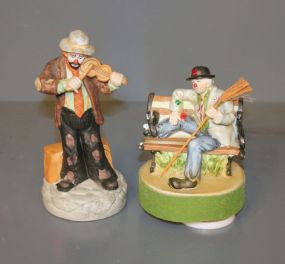 Emmitt Kelly, Jr. Clown Music Boxes