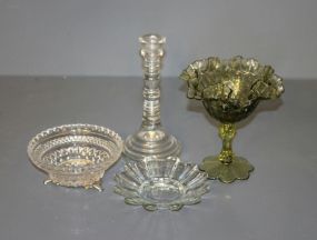 Four Pieces of Vintage Glass