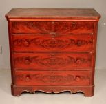 Five Drawer Empire Mahogany Chest