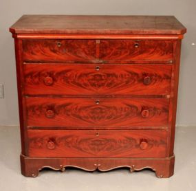 Five Drawer Empire Mahogany Chest