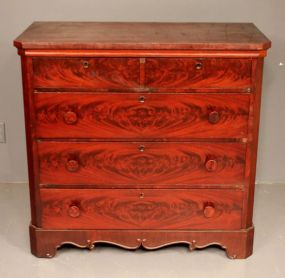 Five Drawer Empire Mahogany Chest