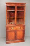 20th Century Mahogany Corner Cabinet