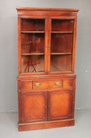 20th Century Mahogany Corner Cabinet