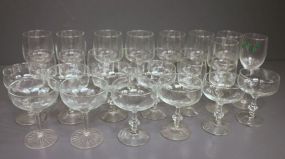 Set of Clear Glasses