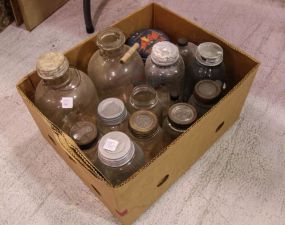 Box Lot of Jars