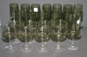 Stemware, 9 Sherberts, and 3 Sherberts Stemware 8