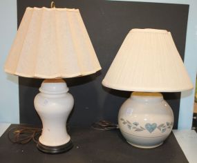 Two Decorative Table Lamps 22