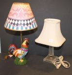 Ceramic Rooster Lamp and Glass Lamp Ceramic Rooster Lamp 19