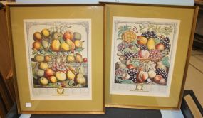 Two Prints of Centerpiece with Fruit 18