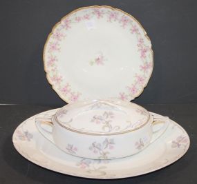 Limoge Plate, Rosenthal Tureen and Under platter 12