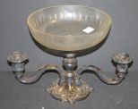 Reed and Barton Reed and Barton Silverplate candlestick/epergne 9