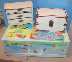 Little Kiddies Town, Paper Dolls, Doll Chest, Suitcase with Small Dolls and Clothes Little Kiddies Town, Paper Dolls, Doll Chest, Suitcase with Small Dolls and Clothes