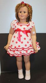 Large Vinyl Shirley Temple Doll 35