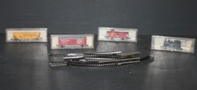 Small Train Toys Made in Yugoslavia and Tracks 3