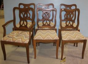 Set of Six French Provincial Side Chairs 17