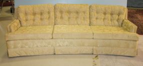 Three Cushion Upholstered Sofa 87