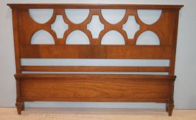 French Provincial Bed Standard Double Size, has rails 39