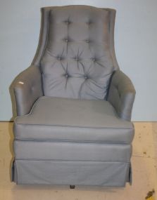 Blue Upholstered Club Chair 29