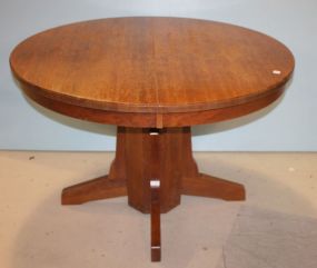 Round Oak Table 46