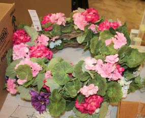 Two Floral Wreaths 19